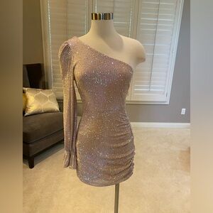 Angel Biba One Shoulder Dress (NWT) Size Small
